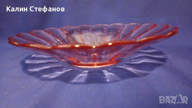 Две големи фруктиери еднакви, кафяво стъкло, снимка 6 - Други - 42986866