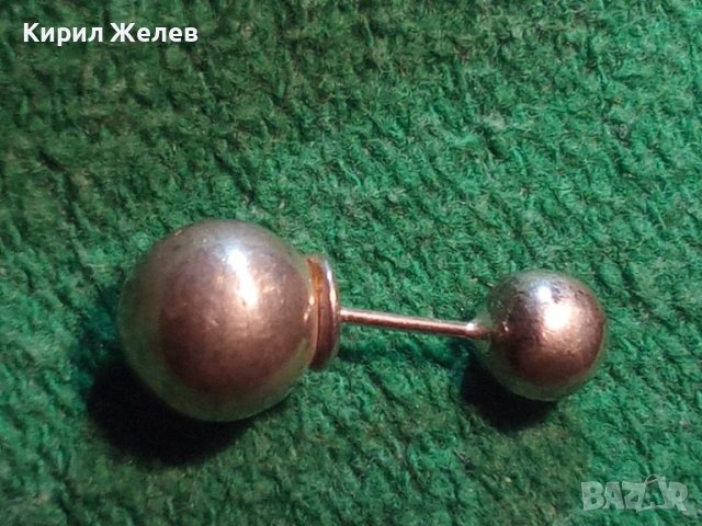 СТАРА СРЕБЪРНА ПИЪРСИНГ ОБЕЦА СРЕБРО 925 ПРОБА ФЕШЪН АРТ БИЖУ 41845, снимка 13 - Обеци - 45598178