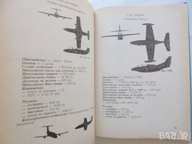 Книга Визуално опознаване на самолети и вертолети. Част 1: Военна авиация на балканските страни 1995, снимка 4 - Специализирана литература - 33448039