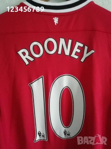 Manchester United Rooney Nike шампионска оригинална тениска фланелка Манчестър Юнайтед Рууни екип , снимка 4 - Тениски - 53206217