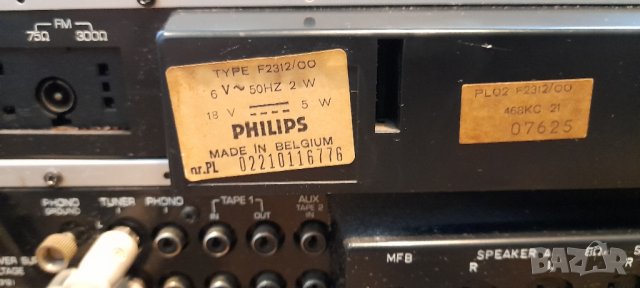 Philips 4312 AMPLIFIER Philips 2312 AM FM STEREO TUNER Philips 6312 STEREO CASSETTE DECK , снимка 7 - Аудиосистеми - 43662739