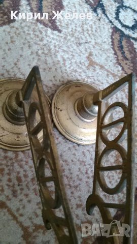 Свещник стар бронз 21606, снимка 5 - Декорация за дома - 32334170