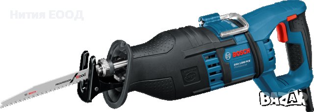Саблен трион Bosch GSA 1300 PCE Professional, 1300W, куфар, вкл.консумативи, 060164E200
