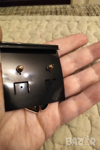 намалени Маркови позлатени обеци, снимка 4 - Обеци - 35010479