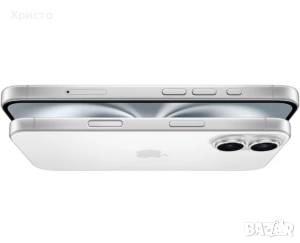 НОВ!!! Apple iPhone 16, 128GB, 5G, White + подарък оригинален адаптер Apple, снимка 5 - Apple iPhone - 53431698