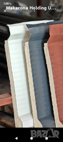 Покривен термопанел 40мм дебелина 3 ребра, снимка 2 - Строителни материали - 51338001