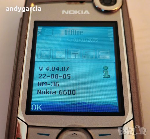  Nokia 6680 много запазен, на 25 минути разговори, 100% оригинален, Made in Finland, снимка 16 - Nokia - 43908788