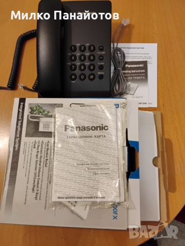 телефон Panasonic KX-TS500 FX , снимка 2 - Стационарни телефони и факсове - 52901914