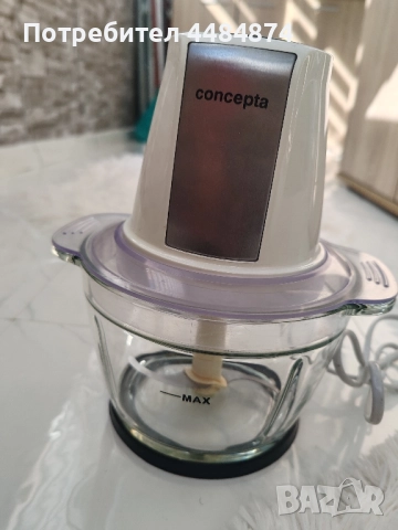 Чопър-кухненска резачка CH500, 500W, купа от стъкло, снимка 2 - Чопъри и пасатори - 52034146