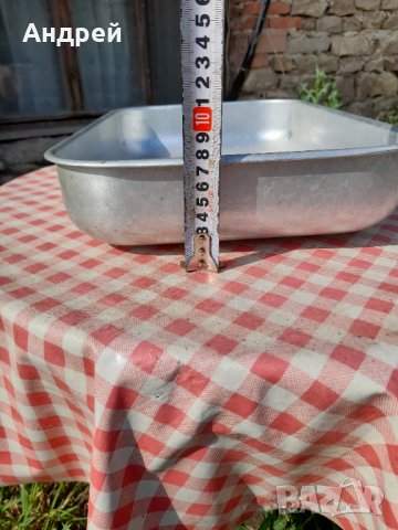 Стара алуминиева тава #10, снимка 6 - Други ценни предмети - 33163543