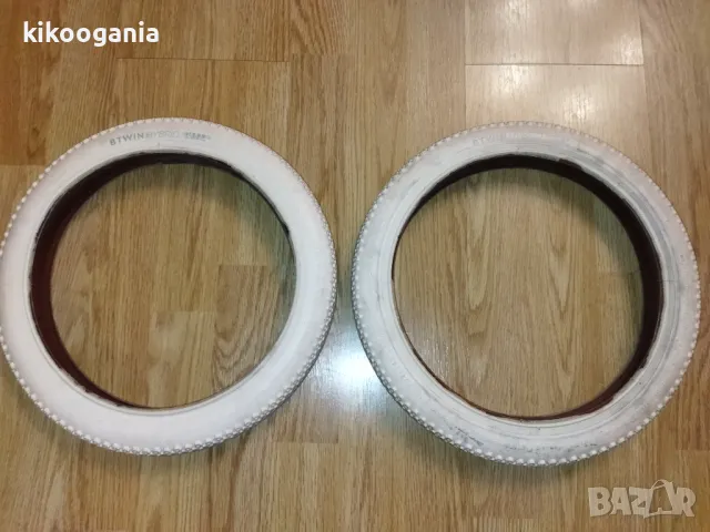 2 броя гуми 14 х 1.5 BTWIN HYBRID