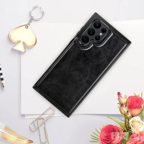 Нов флип кожен калъф / кейс за телефон Samsung S22 Защита Самсунг, снимка 4 - Калъфи, кейсове - 36800237