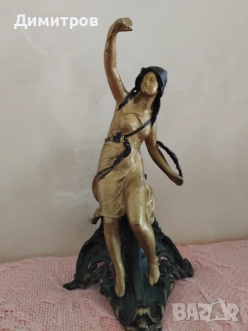 Старинна скулптура пластика , снимка 4 - Антикварни и старинни предмети - 52787400