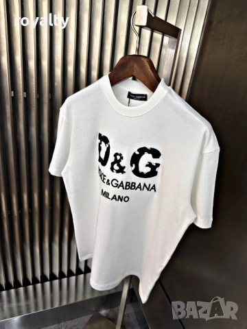 Dolce & Gabbana Мъжка Тениска Два Цвята Нови Реални Снимки , снимка 3 - Тениски - 53302024