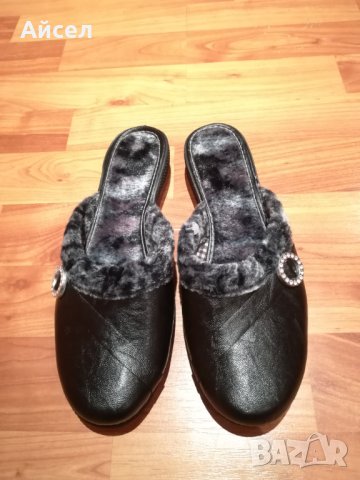 Дамски домашни чехли- кожени, снимка 2 - Пантофи - 32327136