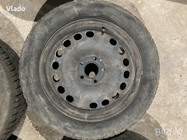 Железни джанти със зимни гуми 205/55/16 свалени от Опел Астра H , снимка 5 - Гуми и джанти - 42964114