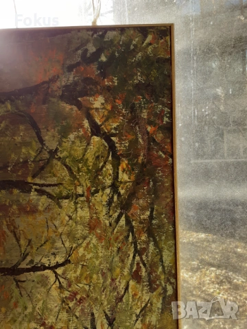 Страхотна голяма майсторска картина масло на платно, снимка 10 - Антикварни и старинни предмети - 53448887