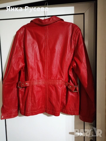 Дамско яке естествена кожа , снимка 2 - Якета - 53395586