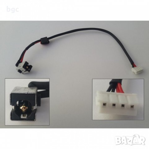 Нова DC JACK Букса с кабел за Lenovo G570 G470 Y470 G475 Y570 G575 G480 G485 G580 DC30100CS00, снимка 3 - Лаптоп аксесоари - 24591486