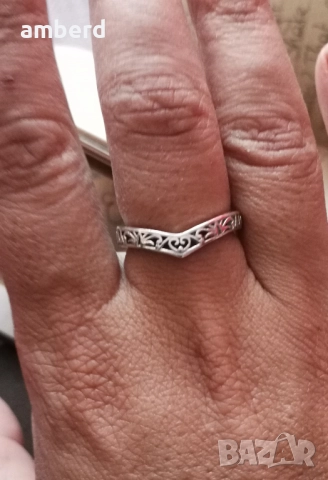 Сребърен пръстен модел R119