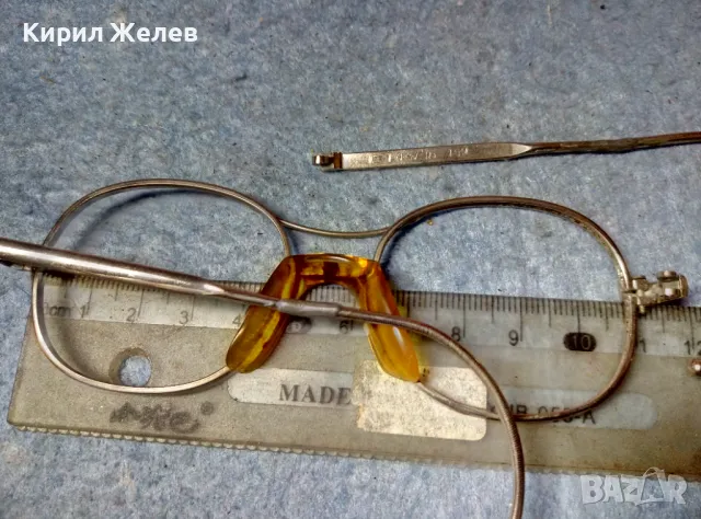 СТАРИННА РАМКА от РЕТРО ОЧИЛА с ПОЗЛАТА и МАРКИРОВКИ За ЧАСТИ РЕТАВРАЦИЯ КОЛЕКЦИЯ 14920, снимка 9 - Антикварни и старинни предмети - 47540490