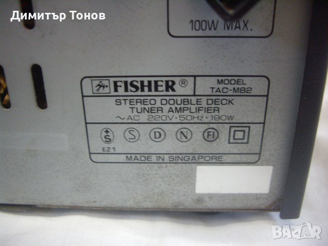 FISHER  TAC-M82, снимка 3 - Аудиосистеми - 43552733