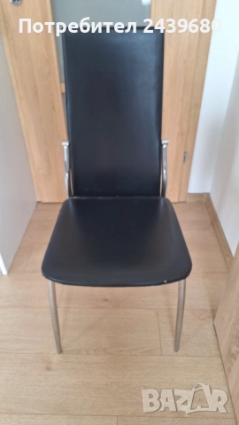 Стъклена трапезарна маса с 4 стола, снимка 6 - Маси - 51815936