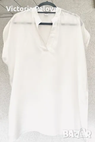 Блуза 1863 BY ETERNA 100% коприна, снимка 2 - Корсети, бюстиета, топове - 50083534