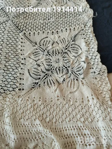Покривка за маса голяма ръчно плетена, снимка 7 - Декорация за дома - 49756659