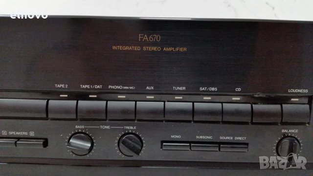 Стерео усилвател Philips FA670, снимка 3 - Ресийвъри, усилватели, смесителни пултове - 28806317