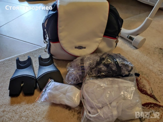 Използвана бебешка количка Adamex Marcello 3в1, снимка 6 - Детски колички - 53598880