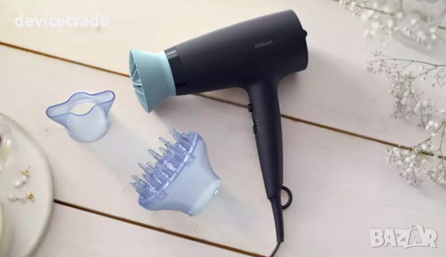 Сешоар Philips BHD360/20, 2100W, Аксесоар Thermo Protect, снимка 4 - Сешоари - 33396887