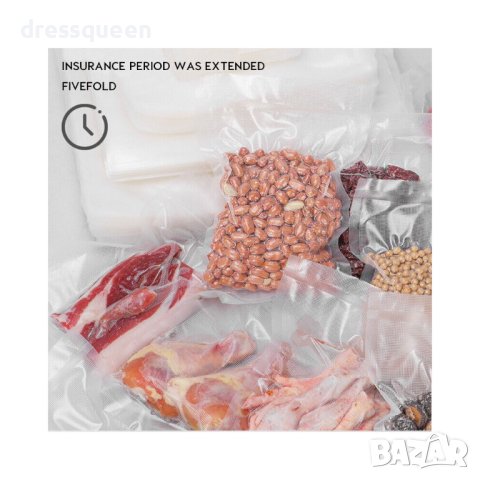 4120 Гофрирани торбички за вакуумиране на храна 17x25cm - 100 броя, снимка 2 - Други стоки за дома - 43940703