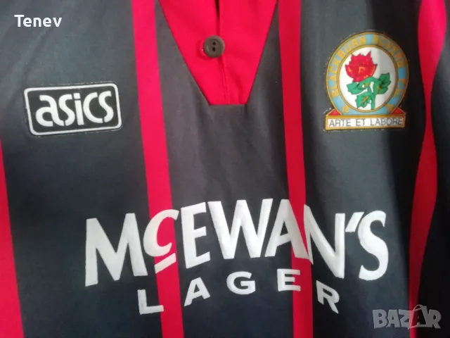 Blackburn Rovers 1994/1995 Asics оригинална тениска фланелка Блекбърн Роувърс vintage ретро XL , снимка 4 - Тениски - 48556576