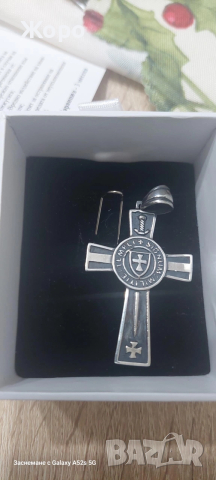 масивен сребърен кръст 