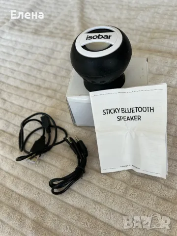 Isobar колонка Sticky Bluetooth speaker , снимка 1 - Bluetooth тонколони - 49227734