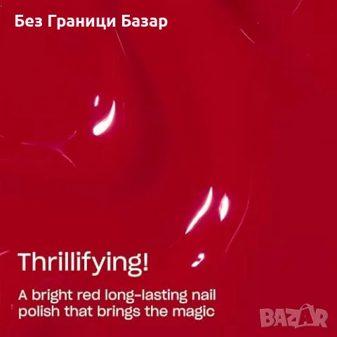 Нов Дълготраен червен лак за нокти OPI Wicked Thrillifying! 15мл гел блясък, снимка 2 - Продукти за маникюр - 47830646