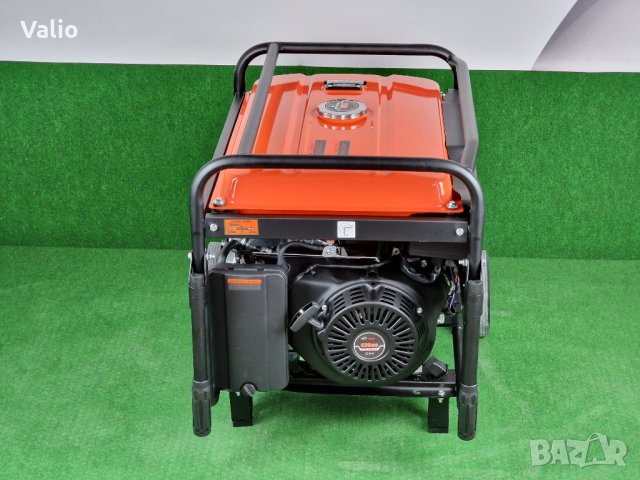 Генератор за ток 6.5kw монофазен с ел. стартер и акумулатор, снимка 4 - Генератори - 38246976