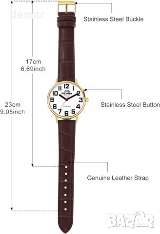 ViLoSa говорещ часовник на английски език - Ясен и силен глас, снимка 7 - Други - 43302063