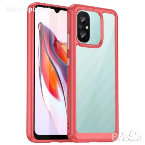 Xiaomi Redmi 12C / 11A Силиконов Калъф Transparent TPU и Протектор, снимка 2 - Резервни части за телефони - 52638558