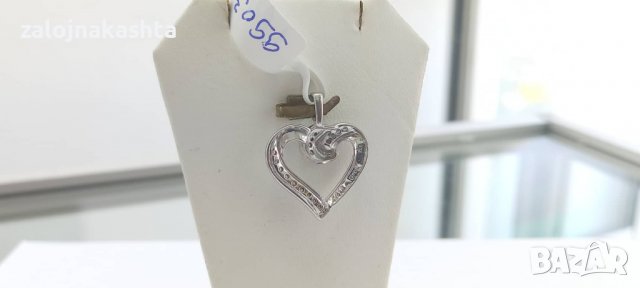 Сребърна висулка 1,82гр/925, снимка 2 - Колиета, медальони, синджири - 37246469