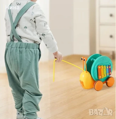 Охлювче за дърпане - 4 в 1, снимка 9 - Образователни игри - 50929933