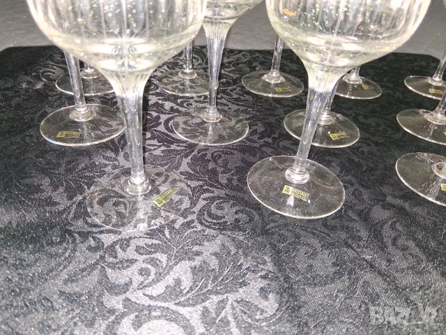 Комплект 12 чаши немски кристал WMF, снимка 8 - Антикварни и старинни предмети - 51937744