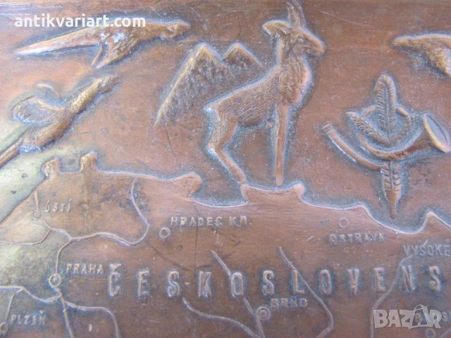Стар Ловджийски Рекламен Пепелник Чехословакия, снимка 8 - Антикварни и старинни предмети - 27351137