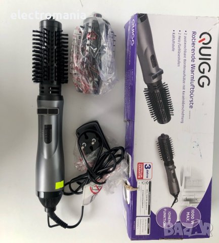 сешоар-маша с въртяща керамична четка и йонизация Quigg, снимка 2 - Други - 43176315