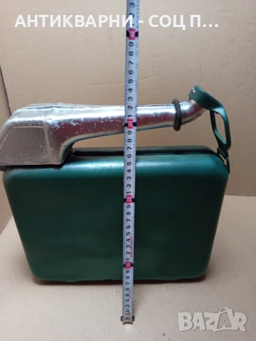 Стара Метална Немска Туба За Гориво 5лт., снимка 14 - Антикварни и старинни предмети - 51207472