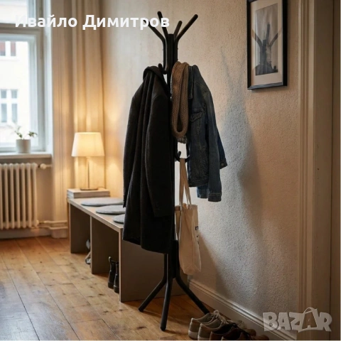 Стилна закачалка за дрехи, снимка 2 - Закачалки - 53495649