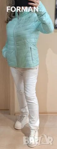Преходно яке в цвят мента , снимка 7 - Якета - 49592426