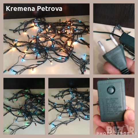 Коледна украса - лампички, календар, декорации, коледни звезди, коледни магнити и други, снимка 15 - Декорация за дома - 52591151