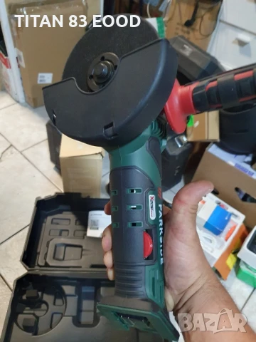 Акумулаторен Ъглошлайф Parkside PWSA 20-Li D4, снимка 3 - Други инструменти - 50952721